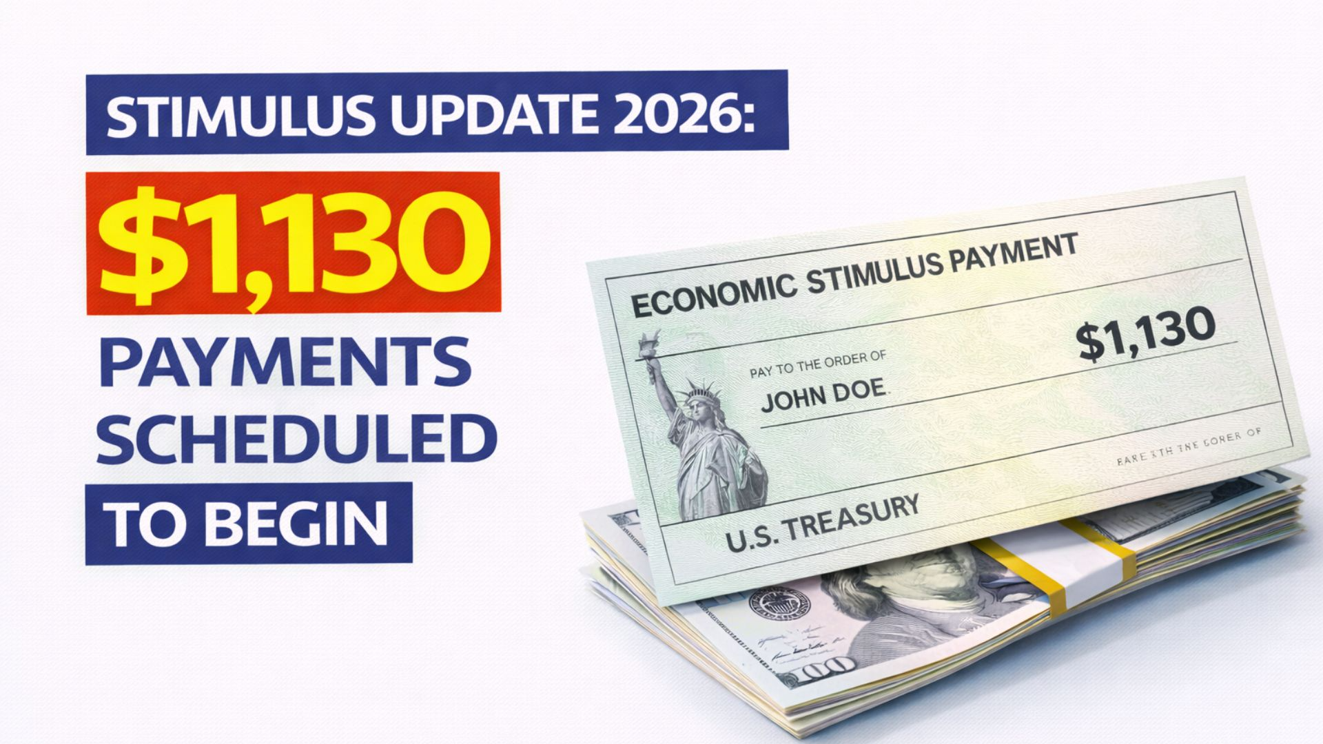 $1,130 Stimulus Payment Could Arrive